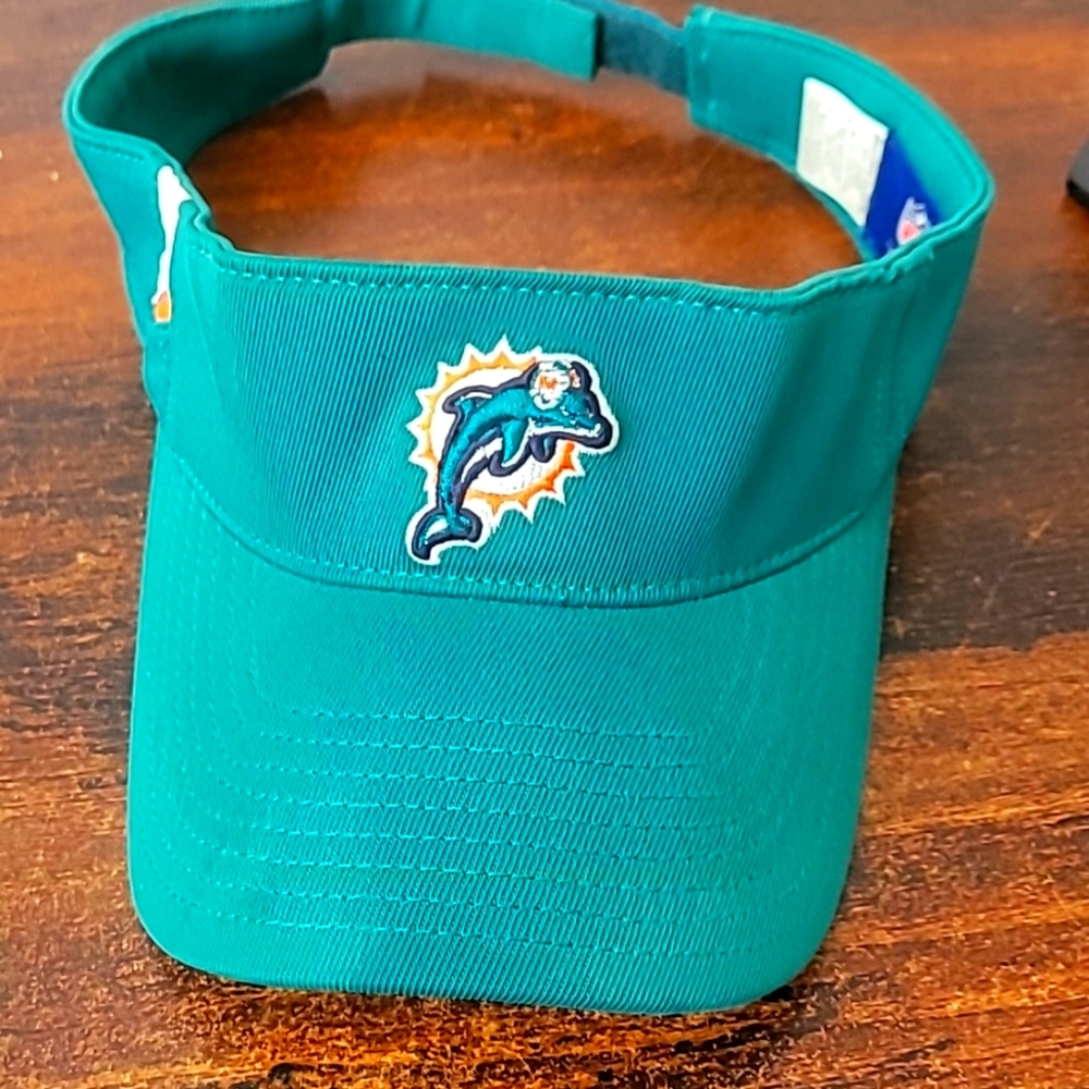 Miami Dolphins Reebok Onfield NFL AFC-EAST Visor Hat Embroidered